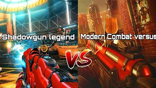 SHADOWGUN LEGENDS VS MODERN COMBAT VERSUS graphics comparison [GAME RANKING] screenshot 2