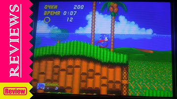 HDR10+ TEST CAMERA - SONIC 2 SEGA MD VA6 in RGB SCART