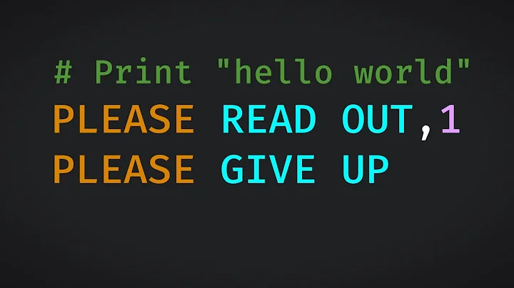 Programming Languages You've Never Heard Of