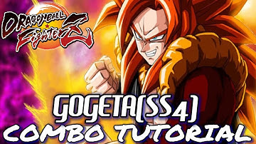 Dragon Ball FighterZ: GOGETA(SS4) COMBOS - Tutorial/Breakdown