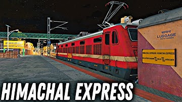 14553⇒14053/Himachal Express हिमाचल एक्सप्रेस Journey Ambala To Delhi / Msts Live