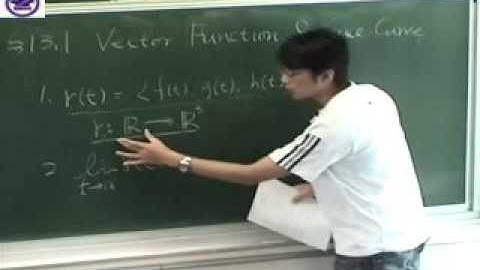 13.1 Vector Functions and Space Curves 題號：簡介