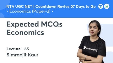 Expected MCQs Economics | Economics | NTA UGC NET JRF 2021 | by Simranjit Kaur