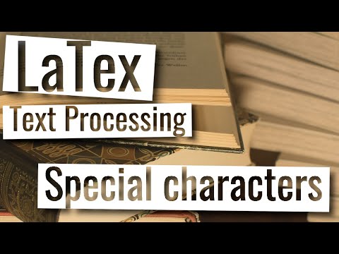 Latex Playlist - Special characters