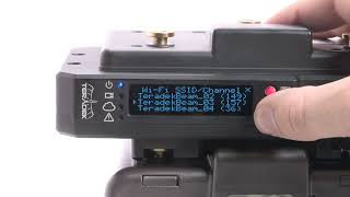 Beam Adjusting Settings using OLED - Teradek - Sematron Italia