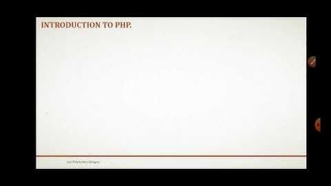 15CS52T Web Programming UnitIV LectNo30