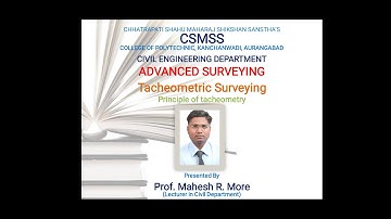 Principle of Tacheometry