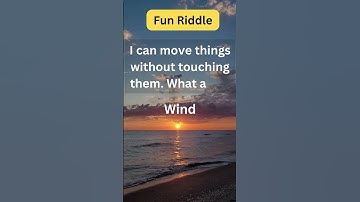 The Unseen Traveler | Who moves but can’t be touched?🧠💡 | Test Your IQ!