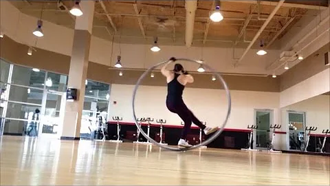 My first cyr wheel full turns