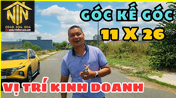 Bán Đất Khu Dân Cư Tân Đô Đức Hòa Long An | 2 Lô Góc Liền Kề 11x26 Đường Lớn 2 Mặt Tiền Kinh Doanh