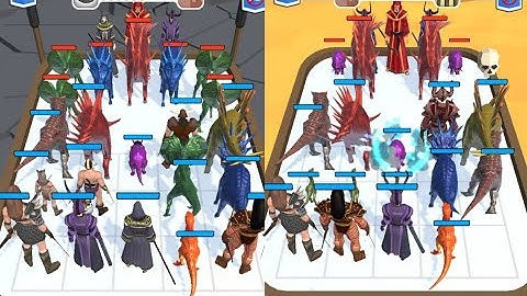 Merge Master Dinosaures Fusion game video Android,iSO