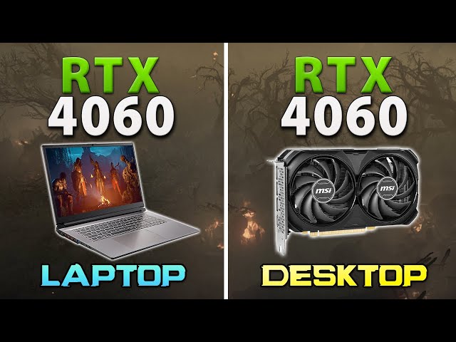 RTX 4060 Laptop vs RTX 3060 Laptop - 9 Games Test 