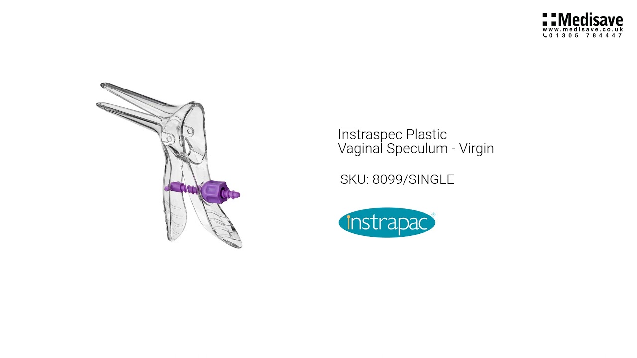 Instraspec Plastic Vaginal Speculum Virgin 8099 SINGLE