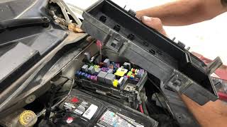 2011 caravan  NO CRANK / NO START  P0685 ASD circuit