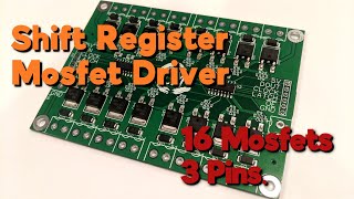 16 MOSFET Shift Register Controller (74HC595) For Sale Now