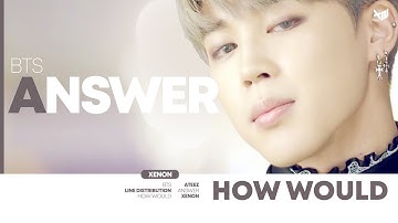 How would BTS sing "ANSWER" by ATEEZ (Line Distribution) Color Coded