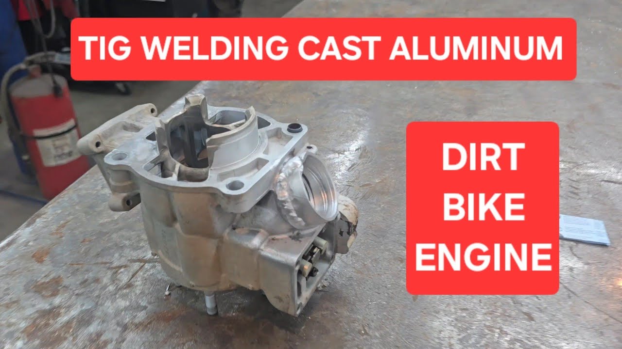TIG welding cast aluminum engine block