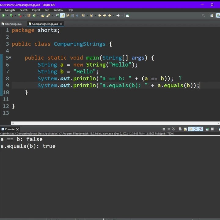 Eclipse Code Snippet