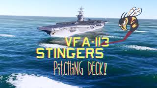 4K DCS SUPERCARRIER PITCHING DECK!