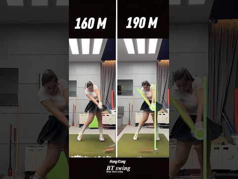 <strong>백스윙</strong> 충분한 꼬임이 강력한 비거리와 슬라이스를 방지 해 줍니다!