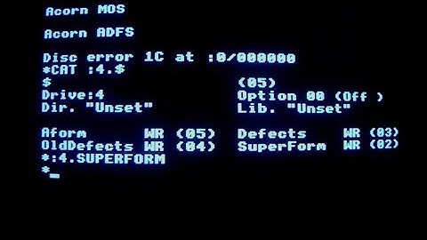 Acorn Winchester Disc 130 - Kyocera KC-20B H - testing #1...