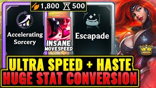 1k+ AD Miss Fortune Exodia: 500 Haste & 1k Movespeed Untouchable Build | League Arena Gameplay