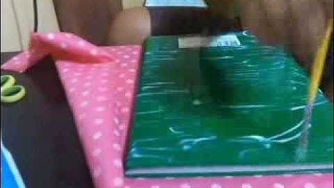 Tutorial: Como encapar caderno com tecido