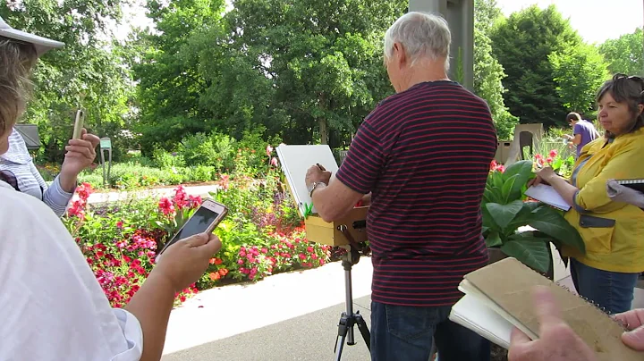 Denver Botanic Gardens Watercolor Workshop with De...