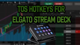 HOW TO USE ELGATO STREAM DECK TO DAY TRADE ON TD AMERITRADE ThinkOrSwim [TOS] Profile