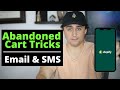 Abandoned Cart Email & SMS Recovery - Shopify + Klaviyo + SMS Bump Simple Strategy