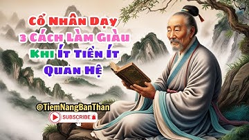 Cổ Nhân Dạy 3 Cách Làm Giàu Khi Ít Tiền Ít Quan Hệ | Tiềm Năng Bản Thân