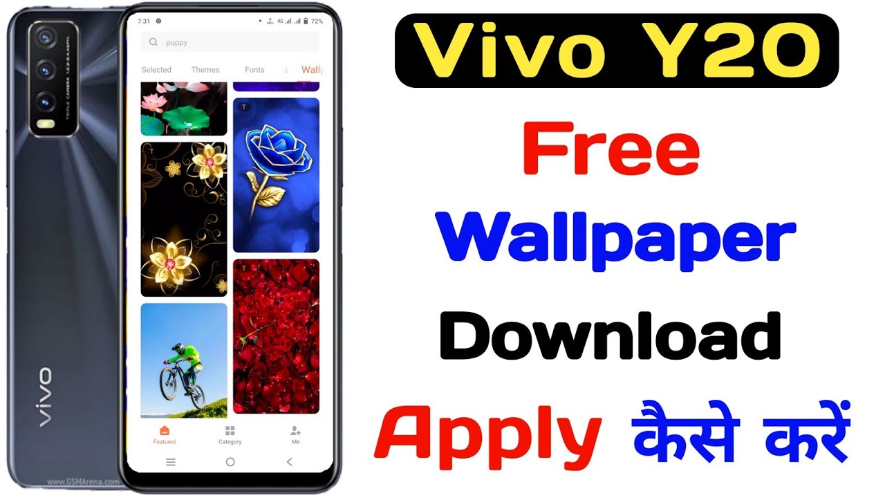 How To Vivo Y20 Unlimited Wallpaper Download ll How To Change Wallpaper