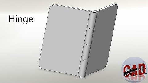How to make hinge in Solidworks | Solidworks tutorial for beginners