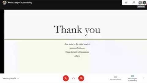 Online Lecture Sem-I (commercial communication) Dt.06-10-20 by Dr. Meha Sanghvi