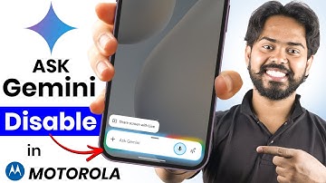 Ask Gemini problem Motorola | power button ask Gemini off | How to disable Gemini assistant