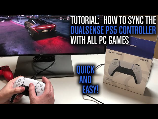 How To Set Up Dualsense Ps5 Controller With Pc Get It Working With Steam Epic More Install Guide Youtube