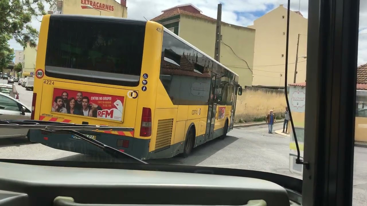 Lisbon, Bus 40B ride from Charneca to Alto do Chapeleiro