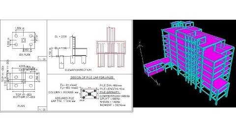 PILE CAP DESIGN || PILE CAP DESIGN FOR 5 PILE || PILE CAP DESIGN IN STAAD PRO