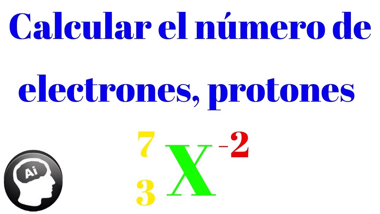 Como calcular el numero de electrones