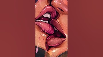 Mesmerizing Lip Artistry #shortvideo #process  #procreate