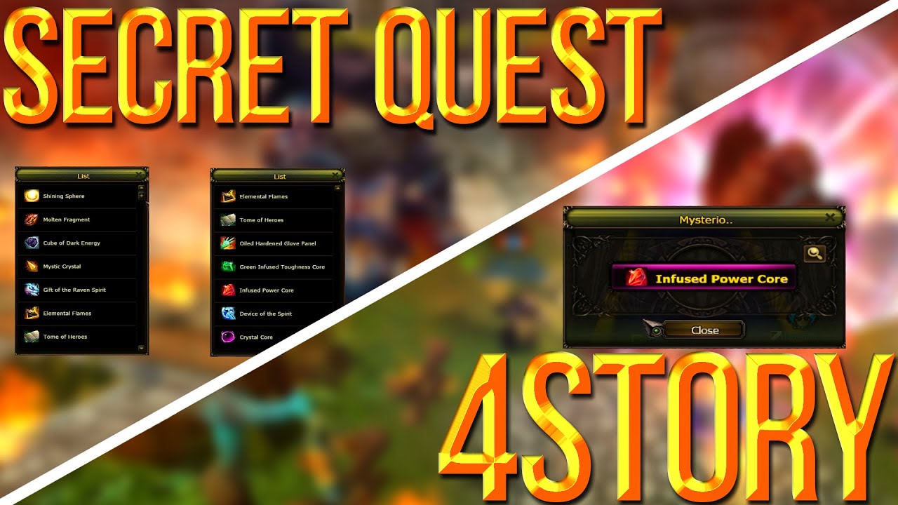 Secret Quest Secret Quest in 4Story | 99% Of Players Don't Know about this Quest ...