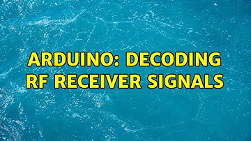 Arduino: Decoding RF receiver signals