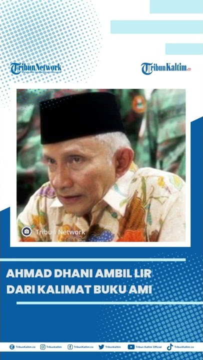 Ahmad Dhani Mengaku Lirik Lagunya Diambil Dari Kalimat Buku Amien Rais