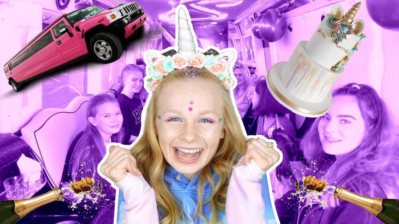 MIA'S 13th BIRTHDAY UNICORN LIMO PARTY!! | Family Fizz
