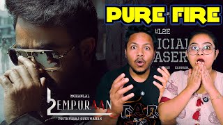 L2E EMPURAAN Teaser | Mohanlal | Prithviraj Sukumaran | Reaction