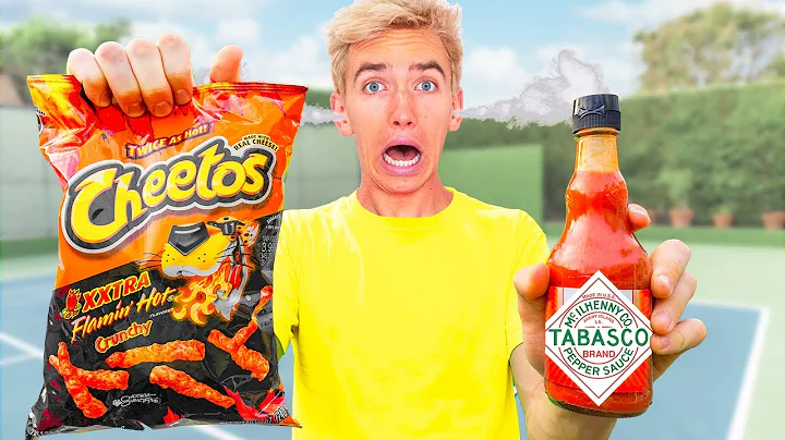 TESTING WORLDS SPICIEST FOODS with BEST FRIEND TWI...