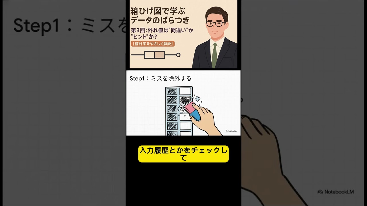 箱ひげ図で学ぶデータのばらつき－第3回：外れ値は“間違い”か“ヒント”か？ビジネスでの見極め方【統計学をやさしく解説】 |  数学・統計教室の和から株式会社