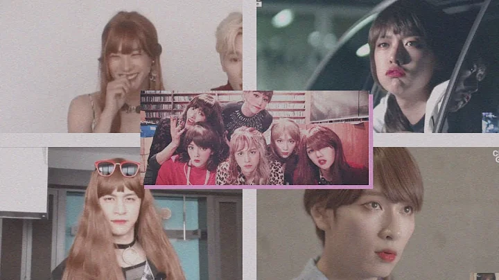 [CC Eng] Male kpop idol dressed as a girl (Cross G...