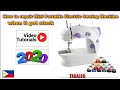 How to repair Mini Portable Electric Sewing Machine when it got stuck 2020 TAGALOG