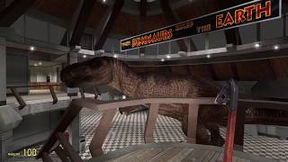 Garry's Mod - Exploring a Jurassic Park Map